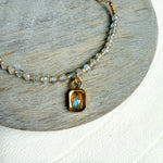 Load image into Gallery viewer, Rainbow Labradorite Gemstone Bracelet