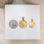 Load image into Gallery viewer, 1/10 oz. Gold American Eagle Coin Pendant