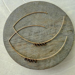Load image into Gallery viewer, Smoky Quartz Threaders