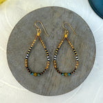 Load image into Gallery viewer, Logos Seed Bead Earrings