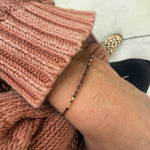 Load image into Gallery viewer, 2 mm Smoky Quartz Ombre Bracelet