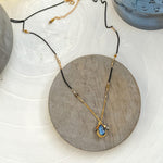 Load image into Gallery viewer, Blue Labradorite Charm Necklace