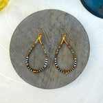 Load image into Gallery viewer, Logos Seed Bead Earrings