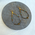 Load image into Gallery viewer, Logos Seed Bead Earrings