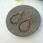 Load image into Gallery viewer, Logos Seed Bead Earrings