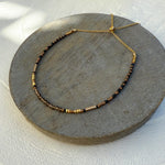 Load image into Gallery viewer, 2 mm Smoky Quartz Ombre Bracelet