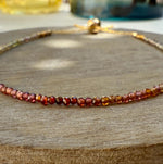 Load image into Gallery viewer, Rainbow Sapphire Gemstone Bracelet