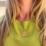 Load image into Gallery viewer, Gold American Eagle Coin Pendant Necklace