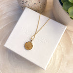 Load image into Gallery viewer, Gold American Eagle Coin Pendant Necklace