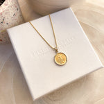 Load image into Gallery viewer, Gold American Eagle Coin Pendant Necklace