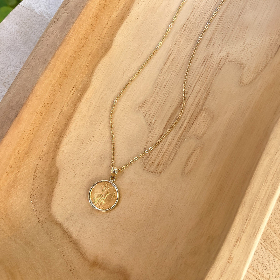 1/10 oz. Gold American Eagle Coin Pendant