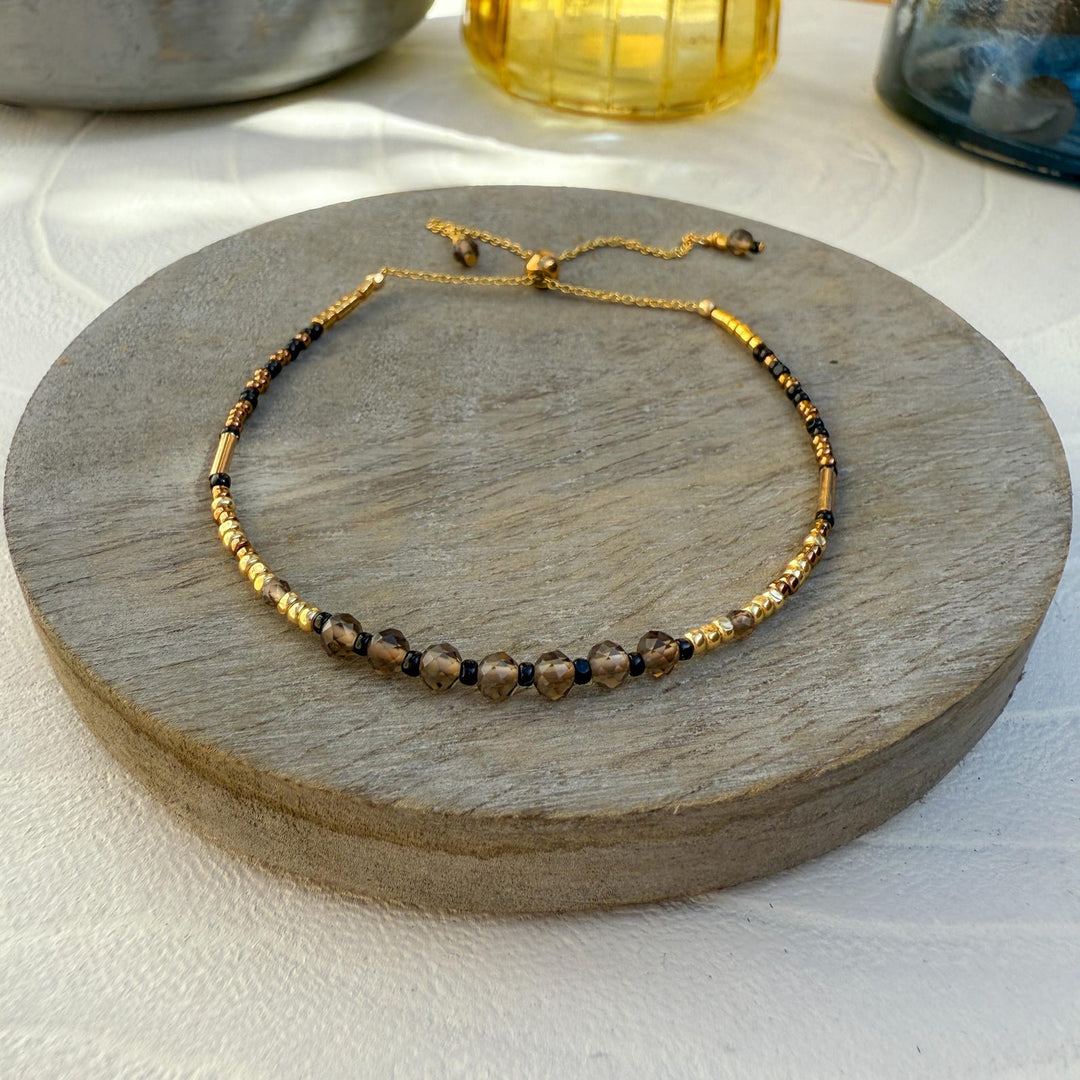 Smoky Quartz Ombre Bracelet