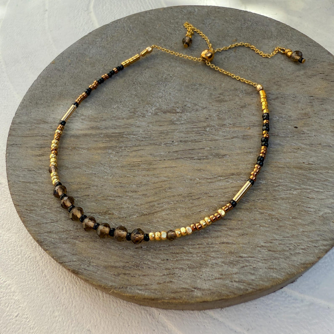 Smoky Quartz Ombre Bracelet