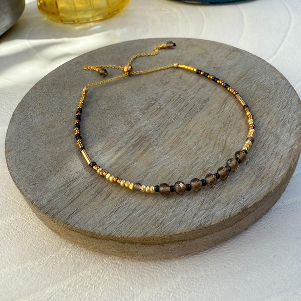 Smoky Quartz Ombre Bracelet