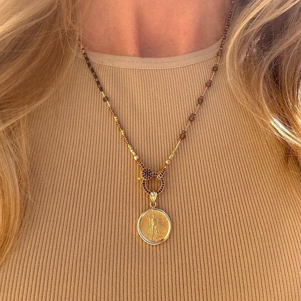 1/10 oz. Gold American Eagle Coin Pendant