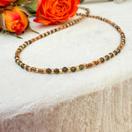 Load image into Gallery viewer, Dark Green Zircon Beaded Choker Necklace
